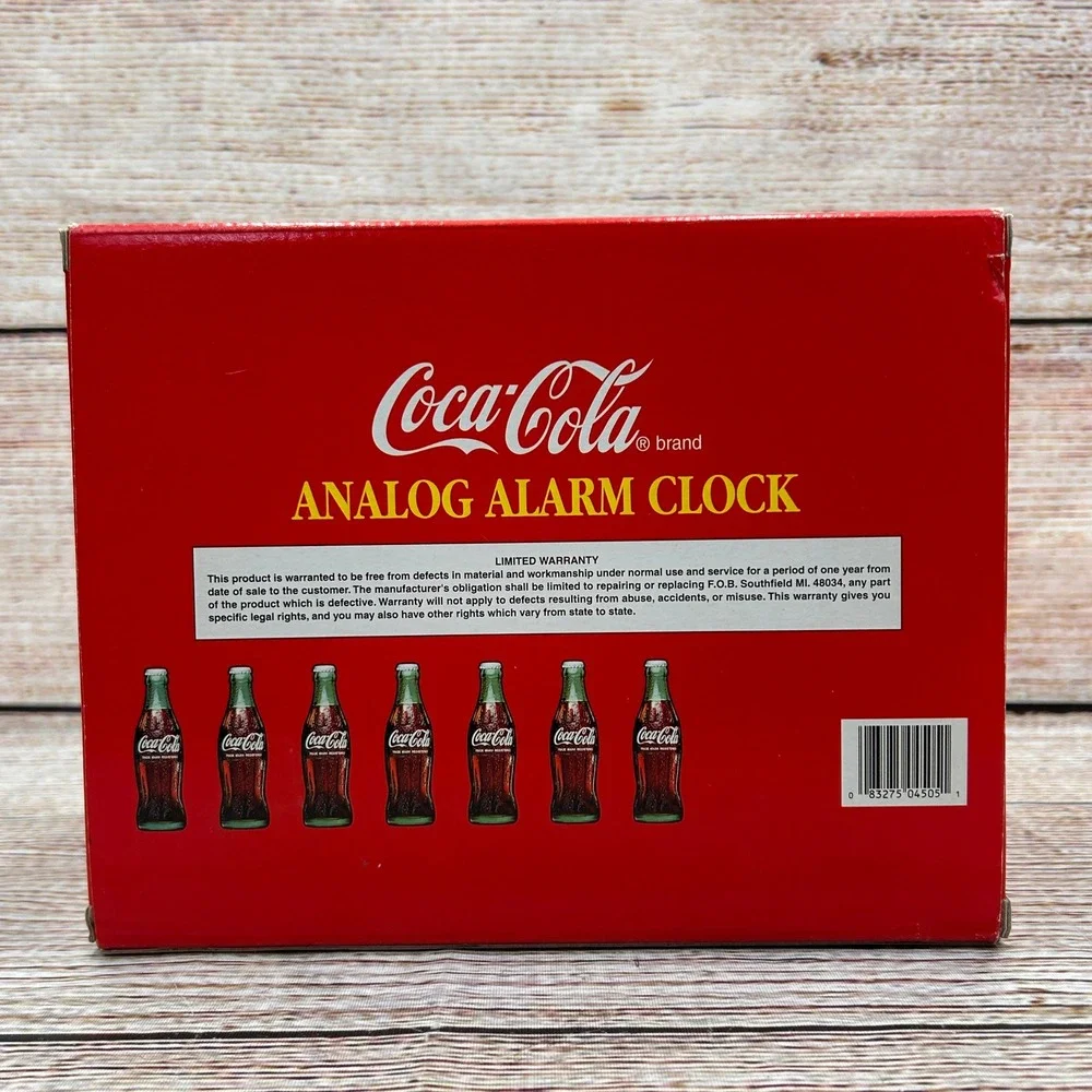 Coca-Cola Delivery Truck Circa 1913 Analog Alarm Clock 4505C Vintage 1996‎ NIB